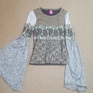 Save The Queen Black and White long sleeve